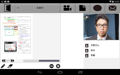 スライド表示